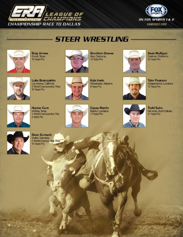 era steer wrestling roster