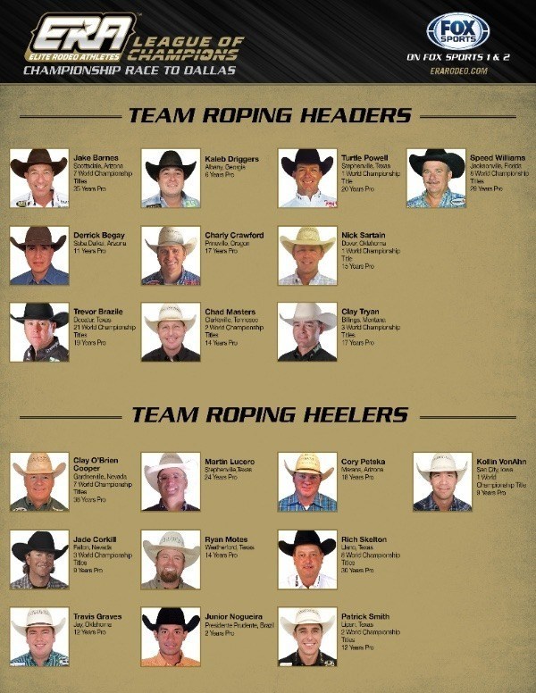 era team roping roster