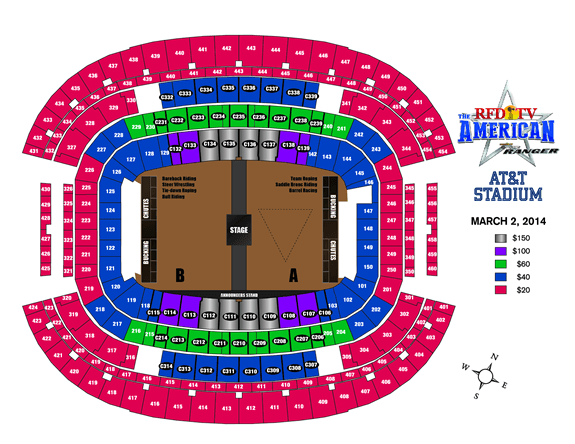 RFD-TV’s THE AMERICAN Announces Arena Map and Tickets